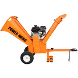 Certified Refurbished - 5" Wood Chipper Shredder w/ Electric Start Kohler Command Pro CH440 14HP Engine - QVTools - Power King