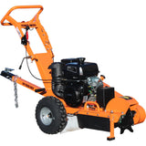 14HP Stump Grinder w/ Electric Start, Hour Meter, Green Teeth Compatible Wheel - QVTools - Power King